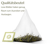 Anna'S Teekanne Sencha Bio-Grüntee-Beutel – Japanischer Bio-Grüntee 20 Pyramidenbeutel in einem wiederverschließbaren Beutel