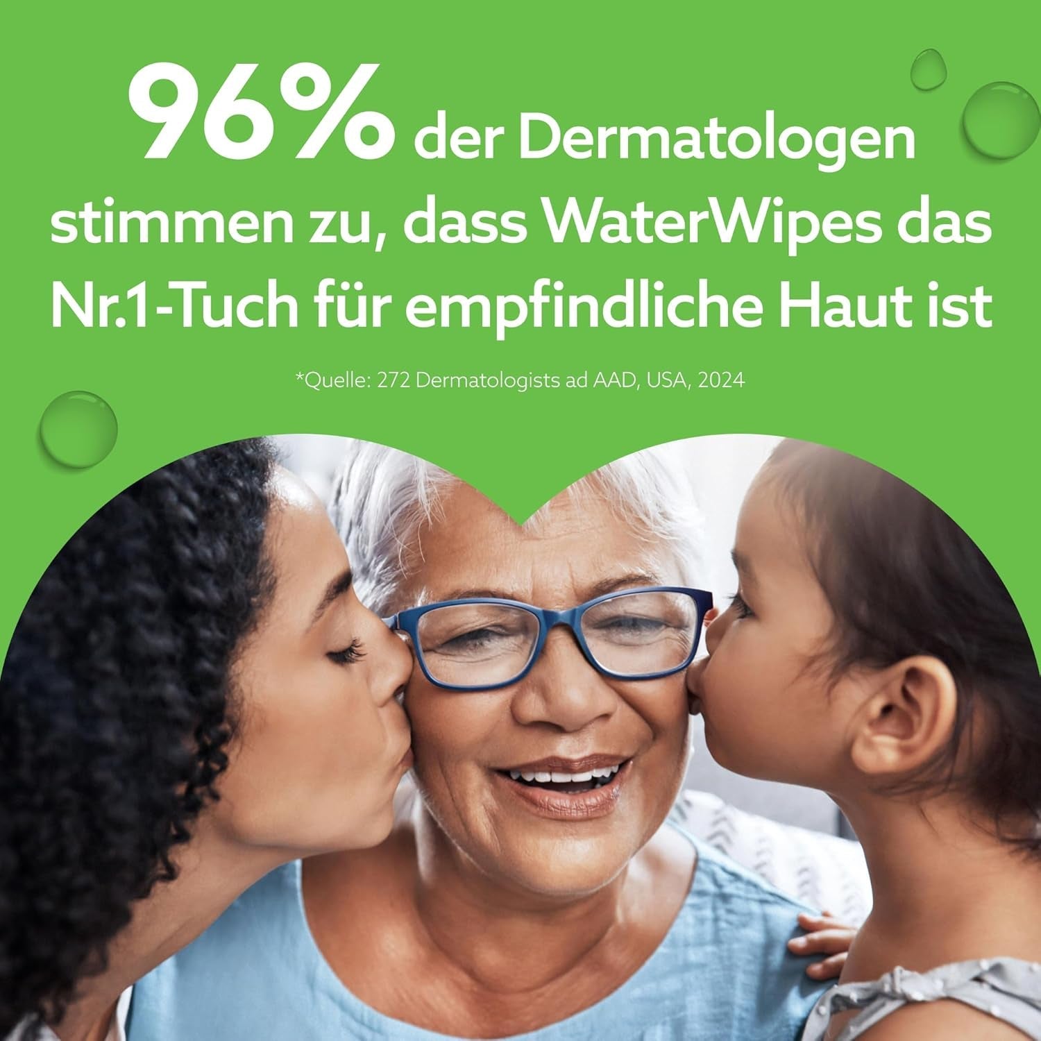 WaterWipes Sensitive+ Hydrating Boost Feuchttücher, feuchtigkeitsspendende Tücher, 360 Stück (6er-Pack), 3-in-1-Reinigung, Pflege, Hydratation, 99 % Aloe-Vera-Wasser, parfümfreie Babytücher