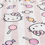 Hello Kitty Tagesdecke, rosa, weiche Decke 130 x 170 cm, Tagesdecke aus Mikrofaser oder Sofa-Tagesdecke. Qualität mit Ökotex-Zertifikat, Sanrio Beds and Blankets Besuchen Sie den Kanguru-Store