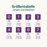 Bambo Nature Windeln für Babys, Größe 0 (1-3 kg), 144 Stück, Monatsbox | Premium-Windeln mit verbessertem Auslaufschutz | Ultimativer Komfort und Freiheit für Neugeborene | Dermatologisch getestete Windeln