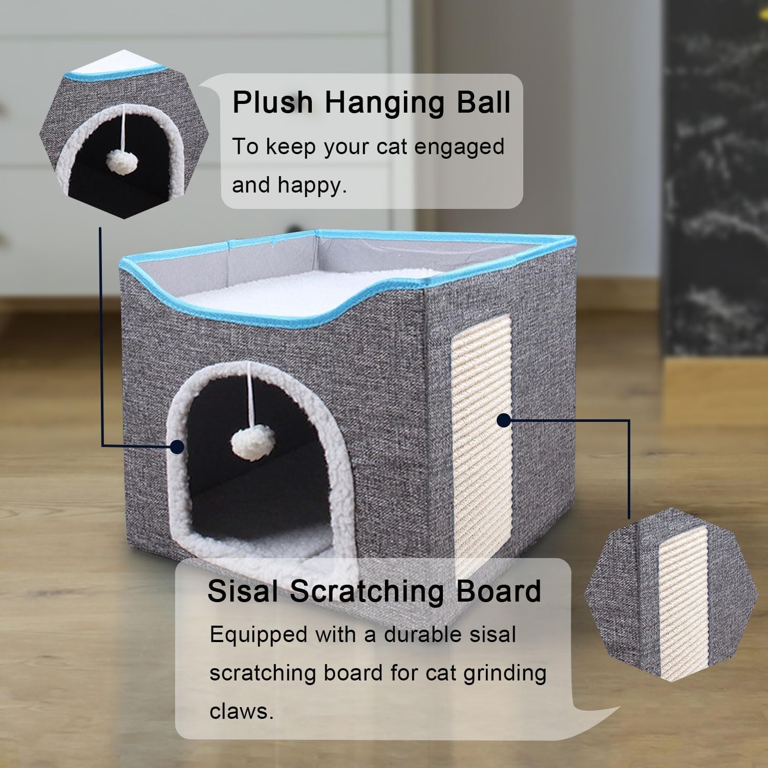 Decken und Möbel, Haustiere, Höhlen und Häuser, Katzen, Betten für Katzen, Katzenbetten, Matratzen