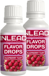 - Geschmackstropfen | Zucker- und kalorienfreies Aroma für Süßstoffe Naty Shop 2X 30Ml Raspberry Tart - Himbeer-Torte