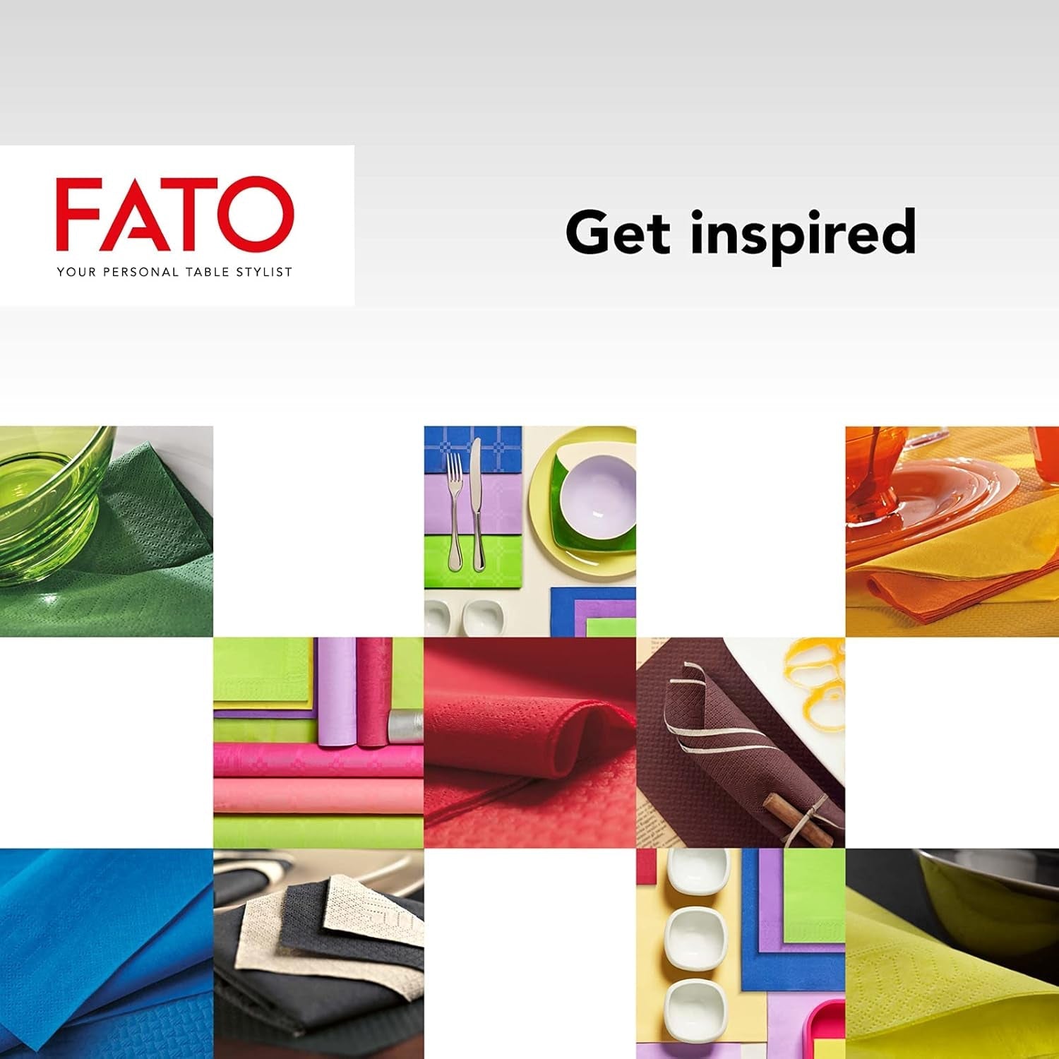 , Einweg-Papierservietten, ideal für zwanglose Mittagessen und Buffets, Packung mit 50 Servietten, Größe 33 x 33, 4-fach gefaltet, 2-lagig, Waldgrün, 100 % reines Zellulosepapier, FSC-zertifiziert