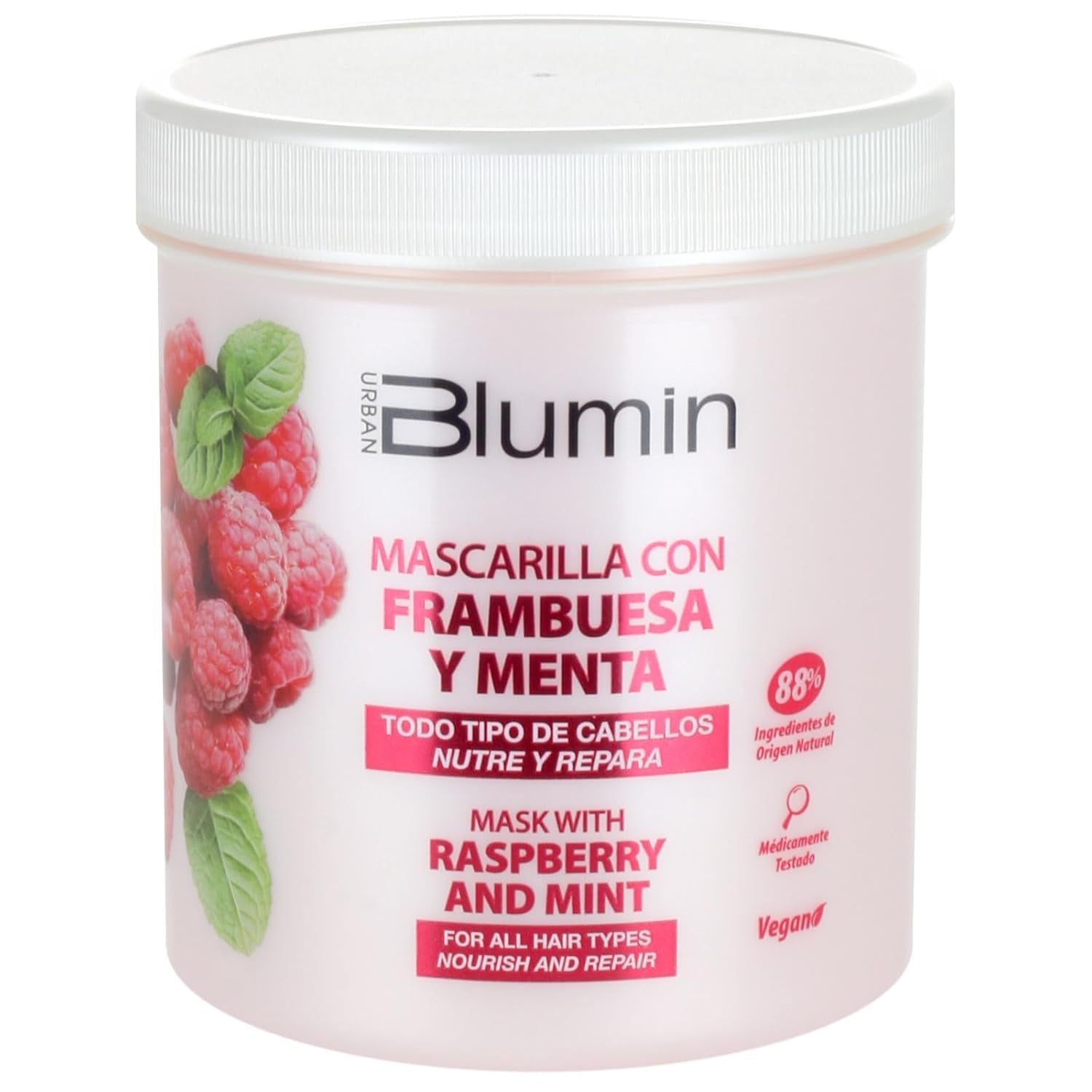 Urban Raspberry Mint Oil Haarmaske 700 ml Naty Shop Haarmaske Standardtitel