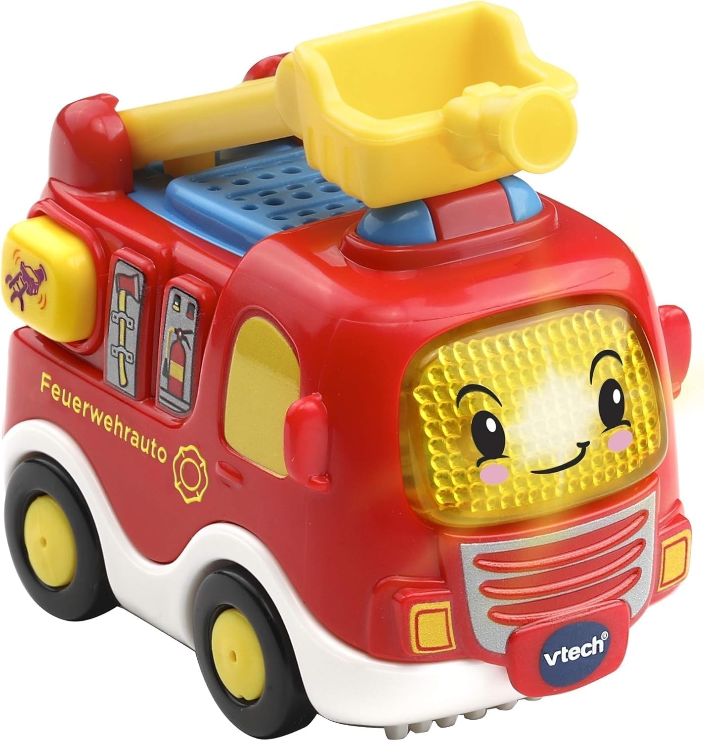 Vtech TUT TUT Baby Flitzer – Parkhaus, bunt, 66,6 x 75,3 x 45,1 cm & TUT TUT Baby Flitzer – Feuerwehrauto – Spielzeugauto mit Musik, Lichtknopf, Sätzen und interessanten Geräuschen Bebe Toys Naty Shop