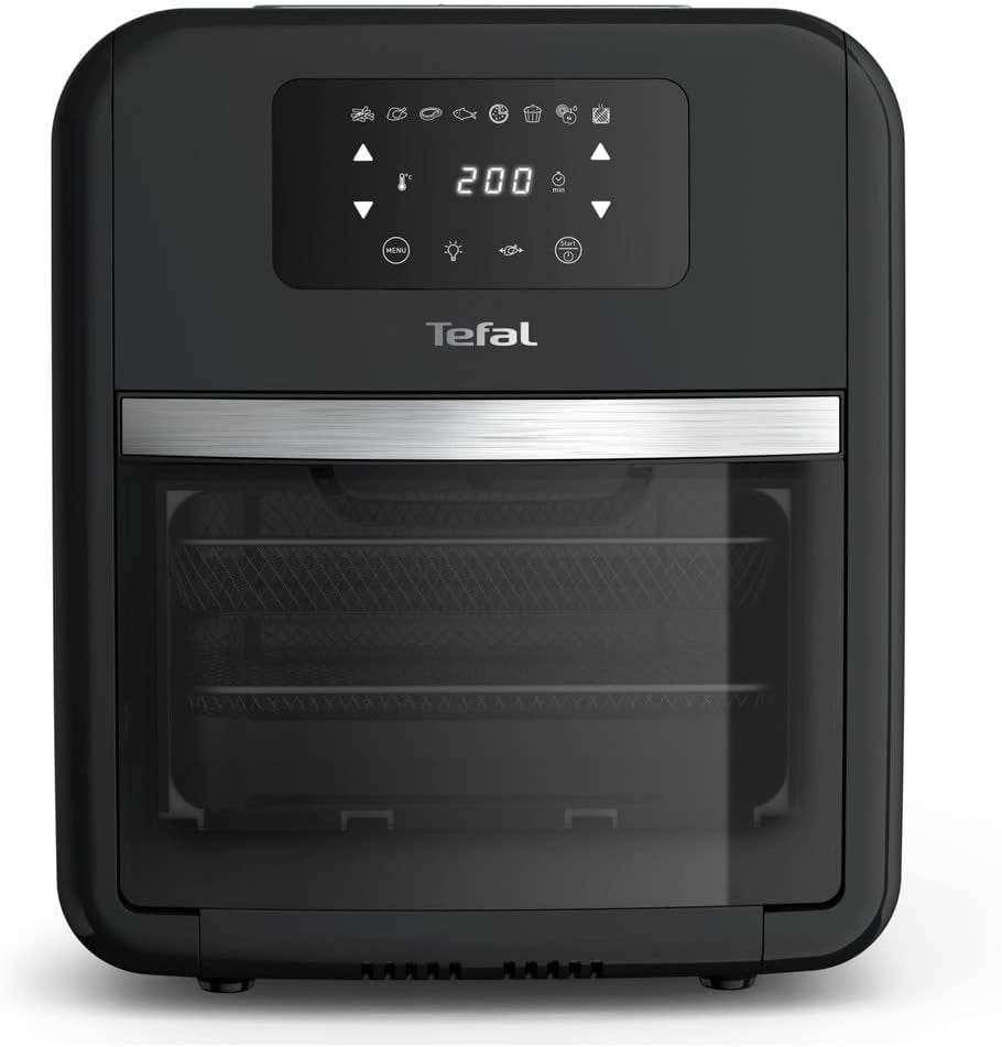 Tefal Easy Fry Oven & Grill 9-in-1-Heißluftfritteuse, 11 l Für 6 Portionen, 7 Zubehörteile, 8 Programme, Online-Rezepte Haushaltsgeräte Naty Shop Standardtitel