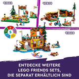 LEGO Friends Gemütliche Hütten im Abenteuercamp, Outdoor-Rollenspielset, Kinderspielzeug für Mädchen und Jungen ab 7 Jahren mit 3 Figuren und Fuchs, Campingspielzeug 42624 Bausets Besuchen Sie den LEGO-Store