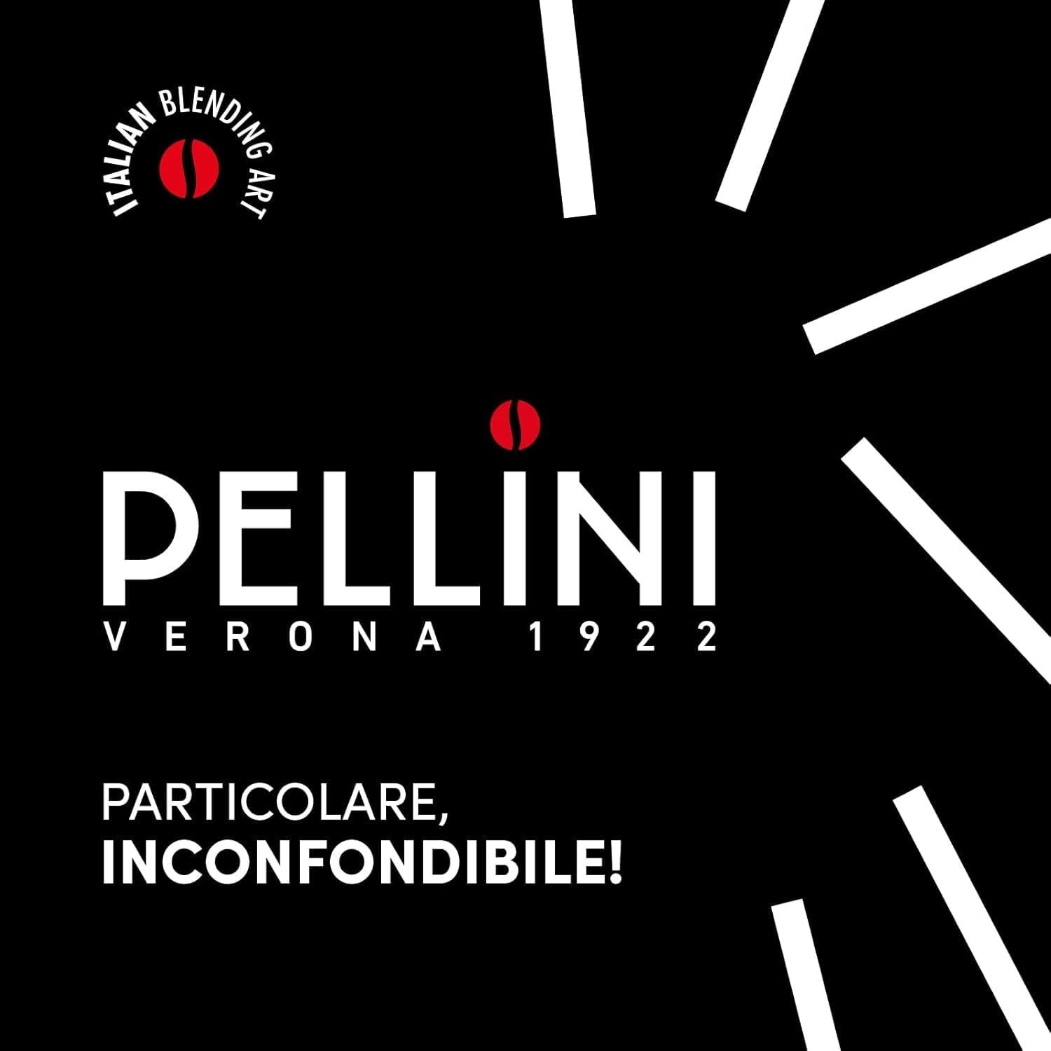 Pellini N.82 Vivace, Kaffeebohnen für Espresso 1 kg, Arabica- und Robusta-Mischung mit kräftigem und ausgefungem Geschmack, mittlere Röstung