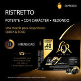 Kapseln aus Aluminium, Ristretto, Intensität 11, 40 Stück, 208 g