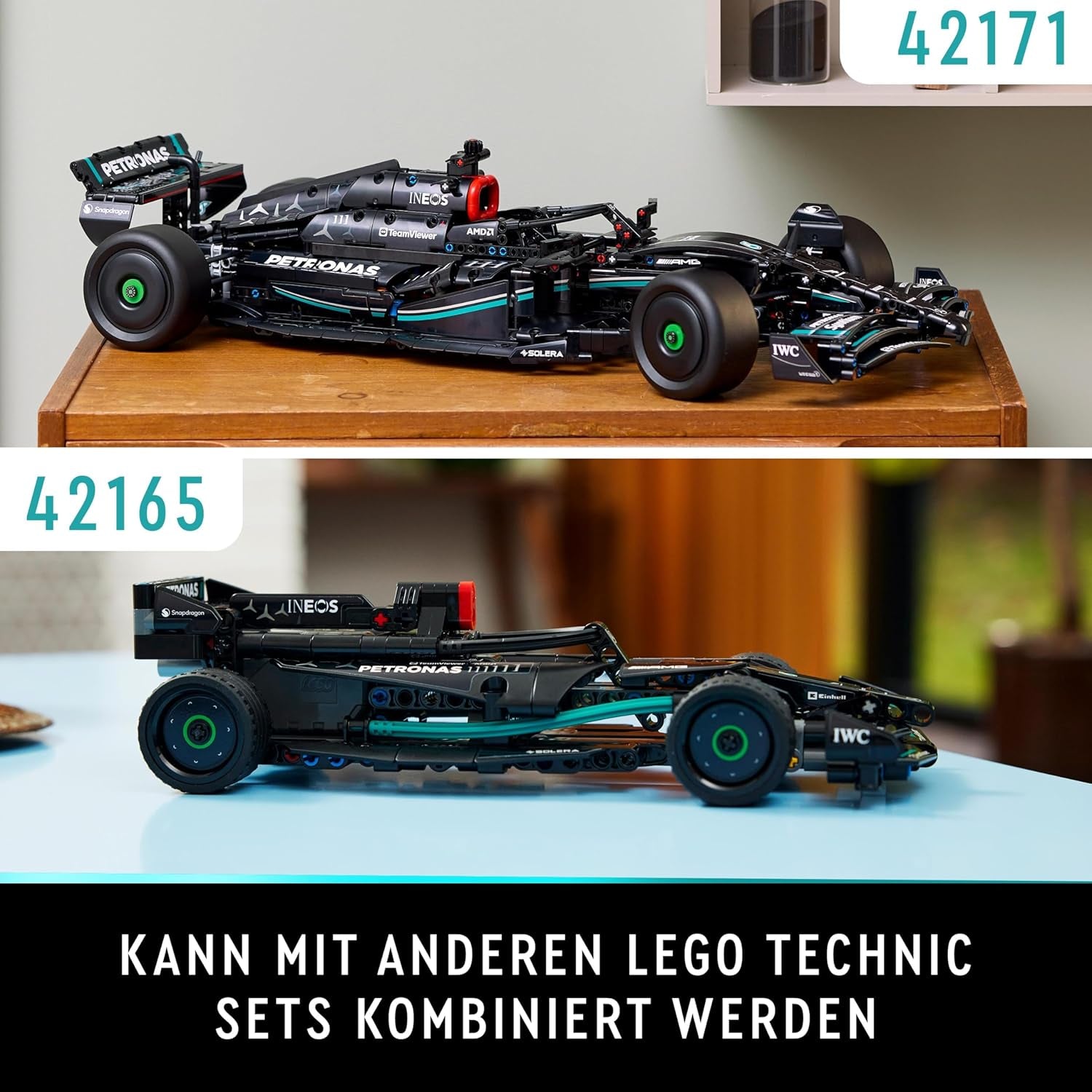 LEGO Technic Mercedes-Amg F1 W14 E Performance-Set für Erwachsene, maßstabsgetreues Modell-Rennauto, Sammlerstücke für Zuhause oder im Büro, Formel-1-Geschenke für Männer, Frauen 42171 Bausets Besuchen Sie den LEGO-Store