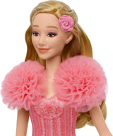 Mattel Singing Glinda Fashion Doll von Wicked und Accessoires, Möbel und Film-inspirierter Look und abnehmbares Outfit, singt „Hotly Loved“, JLG49, Pink Naty Shop Dolls