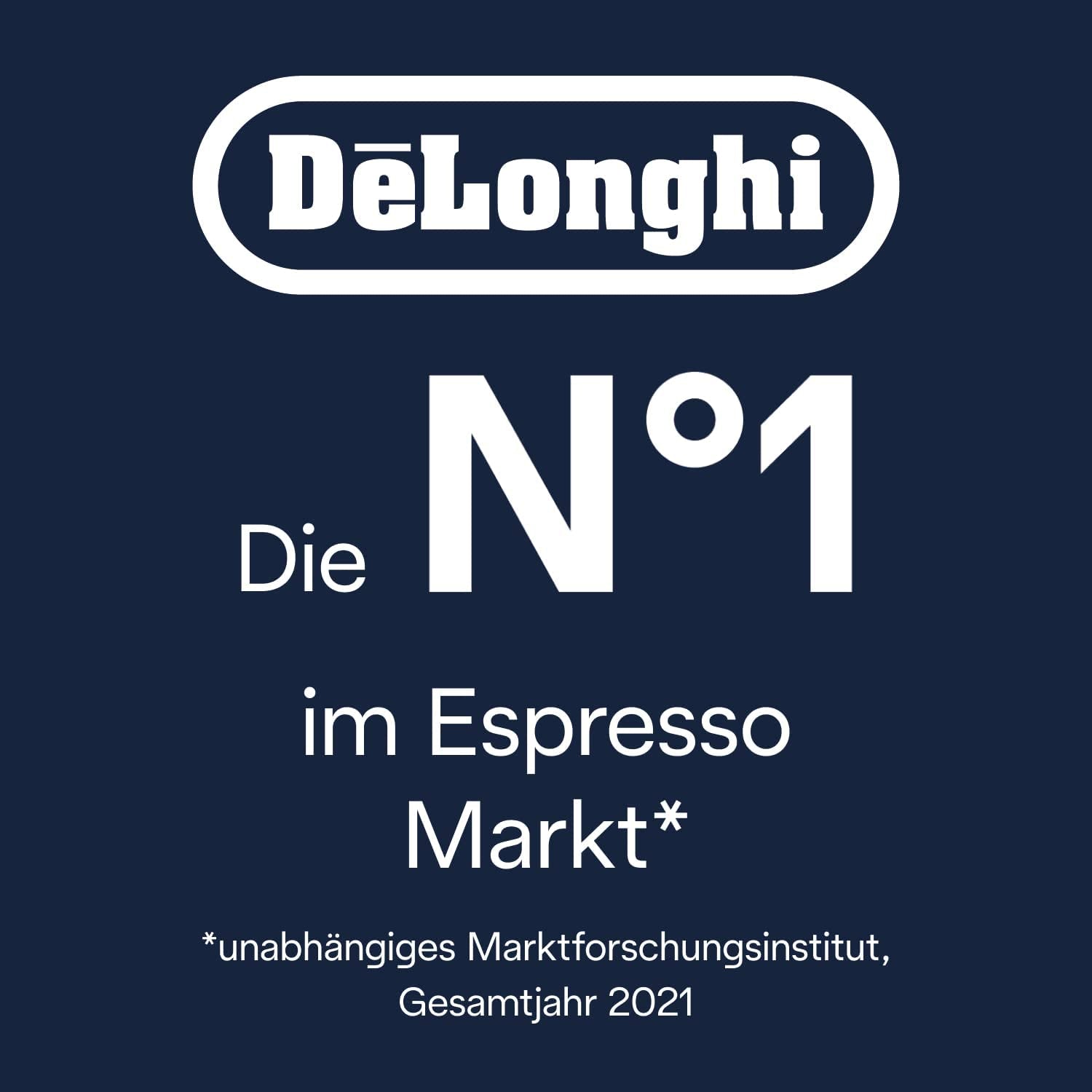 De'Longhi Dedica Style EC 685.B – Espressomaschine mit Siebträger, Espressomaschine mit professionellem Milchaufschäumer, nur 15 cm breit, für gemahlenen Kaffee oder ESE-Kapseln, 1 l Wassertank, schwarz