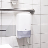 Tork 127530 Hochwertiges, weiches Midi-Toilettenpapier für Tork T6 Doppelrollen-Toilettenpapierspender / 2-lagiges, reißfestes, weiches Toilettenpapier, 27er-Pack (27 x 100 Meter)