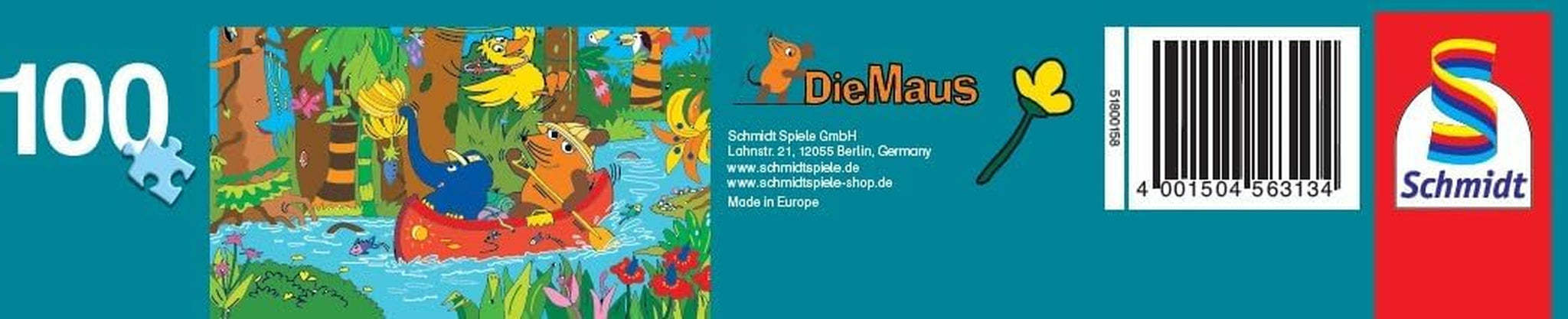 Die Maus im Dschungel (Kinderpuzzle) Puzzle Naty Shop