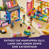 LEGO Friends Vintage Fashion Store Bauset für Kinder mit Spielzeugladen, Figuren und Katze, Rollenspielmodell für sozio-emotionale Entwicklung, Geschenk für 6-jährige Mädchen und Jungen 42614 Bausets Besuchen Sie den LEGO-Store