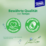 Tempo Toilettentücher „Gentle & Caring“ – Megapack – 16 Packungen à 42 Tücher – Duo Packs – mit natürlicher Kamille – Toilettenpapier, dermatologisch getestet und neutral zum pH-Wert der Haut