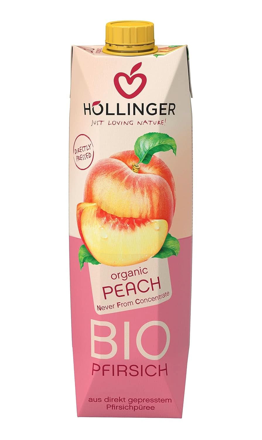 BIO Pfirsich, 1 Liter Alkoholfreie Getränke Naty Shop
