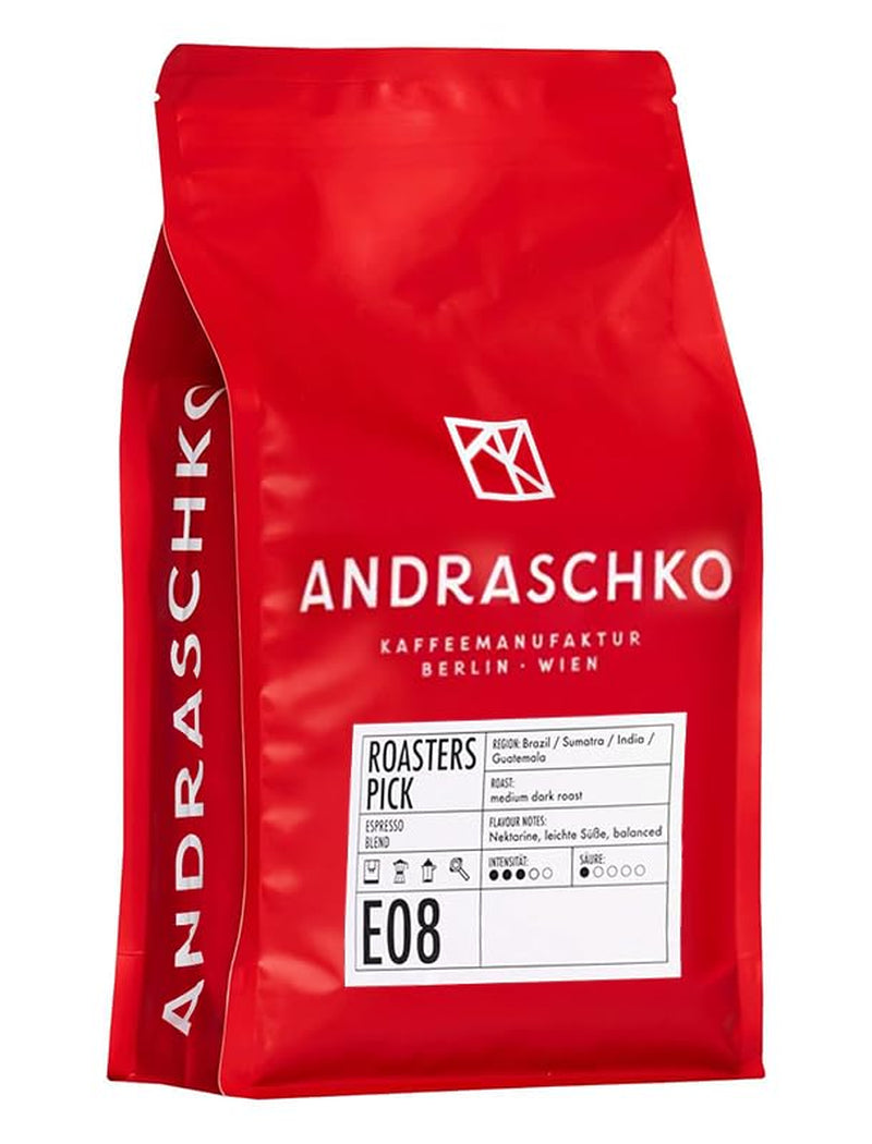 Roasters Pick Espresso Blend – 100% Arabica, ganze Bohne – vielschichtige Röstung – frisch in Berlin geröstet – 500g