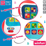 winfun ColorBaby 44256 Lerntablett mit Licht und Sound, Babyspielzeug, Naty Shop