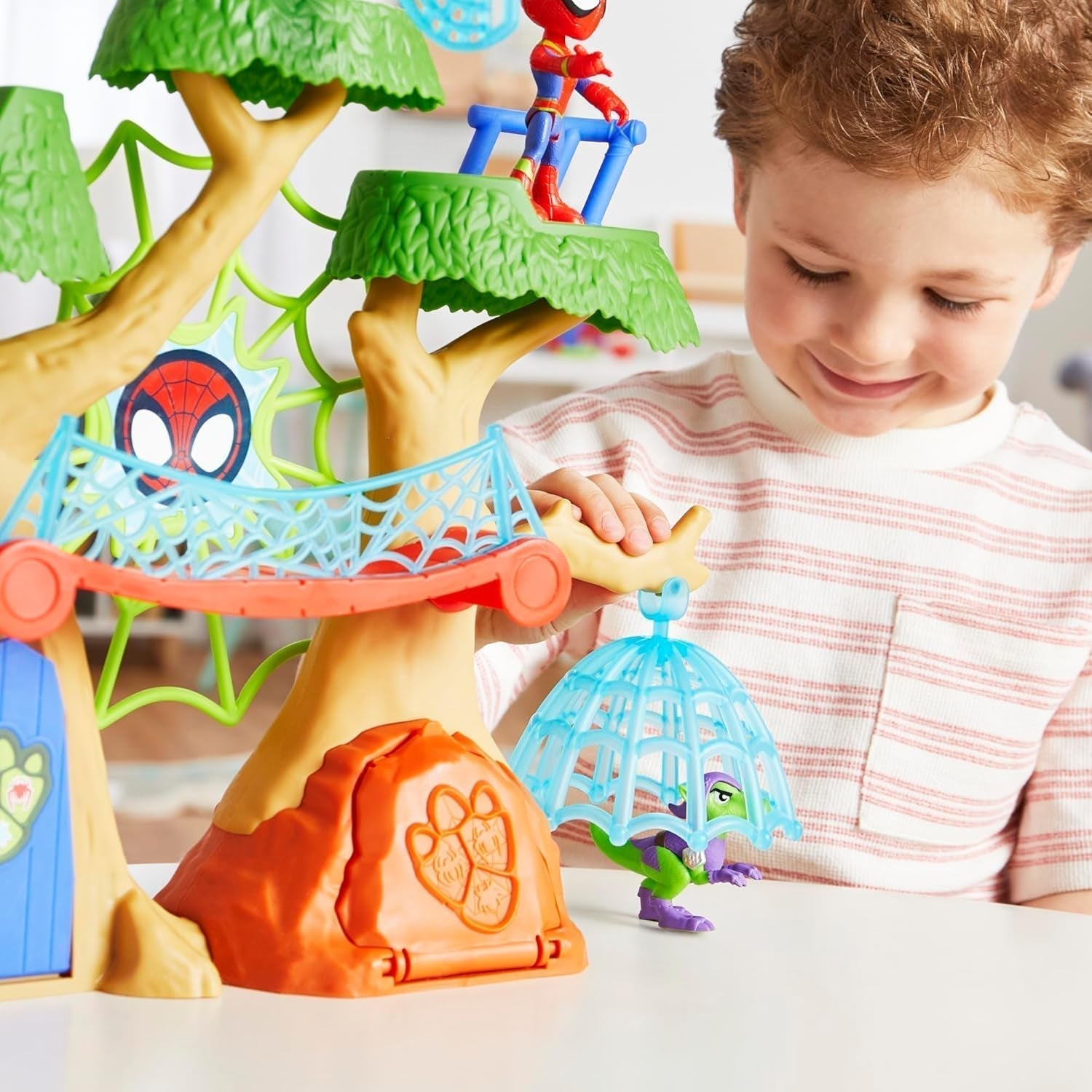 Marvel Spidey und seine Superfreunde Dino Treehouse Superhelden-Spielset Actionfiguren Naty Shop