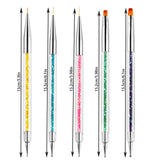 Nagel Pinsel 5 Stück Nagel Art Fineliner Pinsel, Nagel Pinsel Set Pinsel Für Nagellack Nagel Pinsel Nagellack Pinsel Art Pen Für DIY Nail Art Design. (Farbe-1)