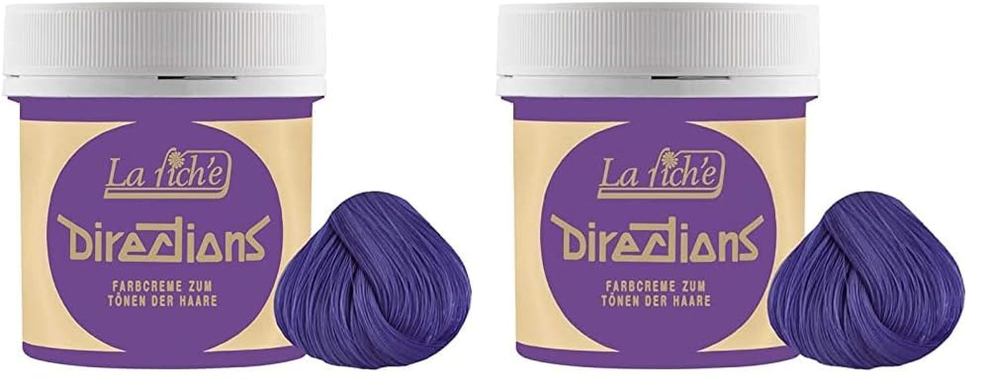 La Riché Rosa Nelke, 1 Packung (100 ml) Haarfärbemittel Naty Shop Violet 100 ml (2er Packung)