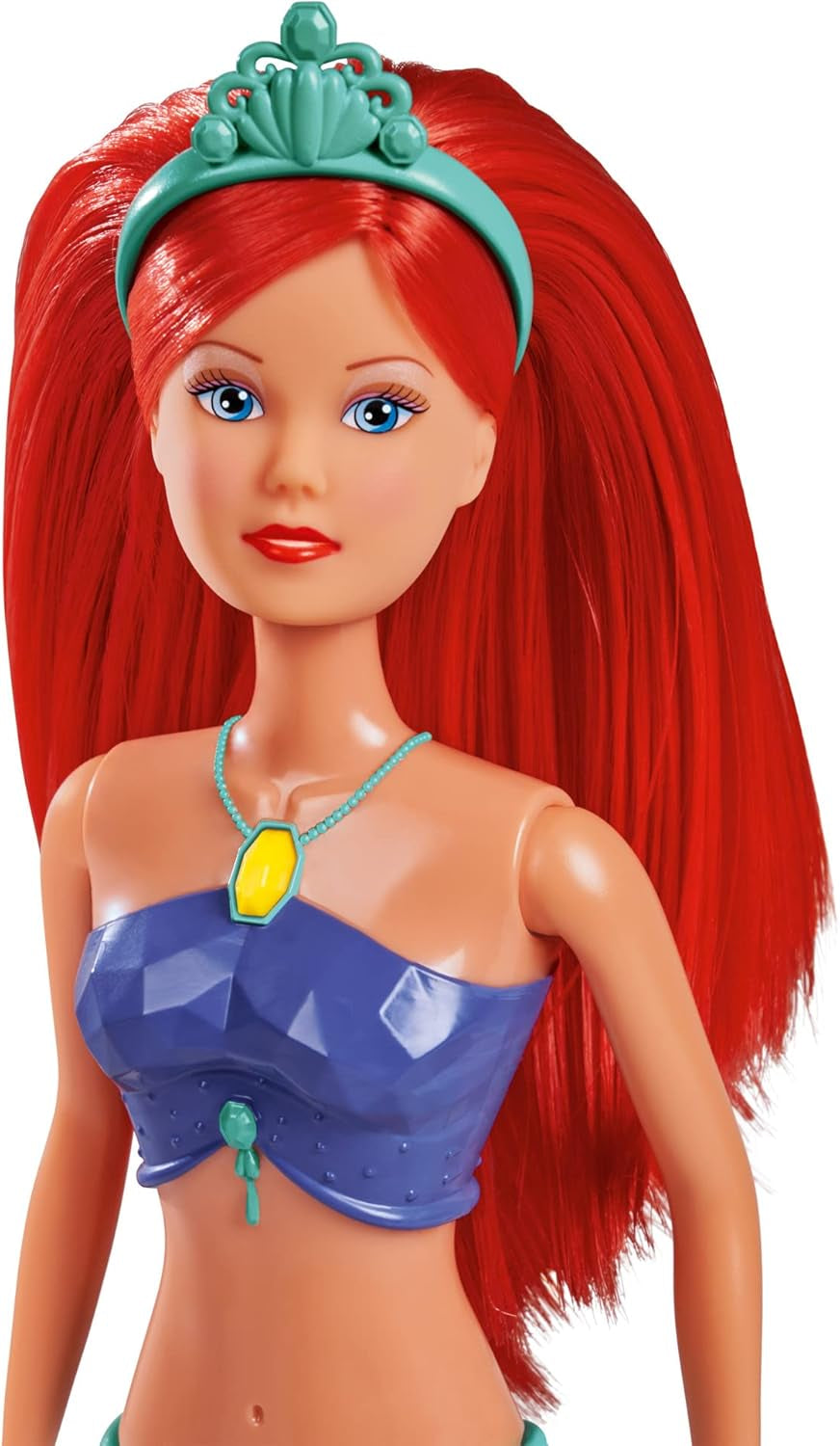Simba 105733656 – Steffi Love funkelnde Meerjungfrau-Puppe (39 cm) – leuchtende Meerjungfrau, farbwechselnder, leuchtender Regenbogen, wasserfestes Spielzeug für Kinder ab 3 Jahren