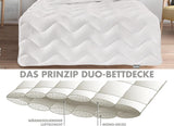 Traumnacht Energiespardecke - Extra warme Winterdecke mit einem Füllgewicht von 1.685 g, 100 % Mikrofaser, waschbar bei 60 Grad, 135X200 cm, Öko-Tex zertifiziert, produziert nach dem deutschen Qualitätsstandard Tagesdecken und Steppdecken Naty Shop