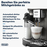 De'Longhi Magnifica Evo Next - Perfetto Vollautomatische Espressomaschine mit LatteCrema Milchaufschäumer, 13 One-Touch-Getränke, Kaffee- und Cappuccino-Zubereiter, Farb-Touchscreen, Titan (ECAM312.80.TB)