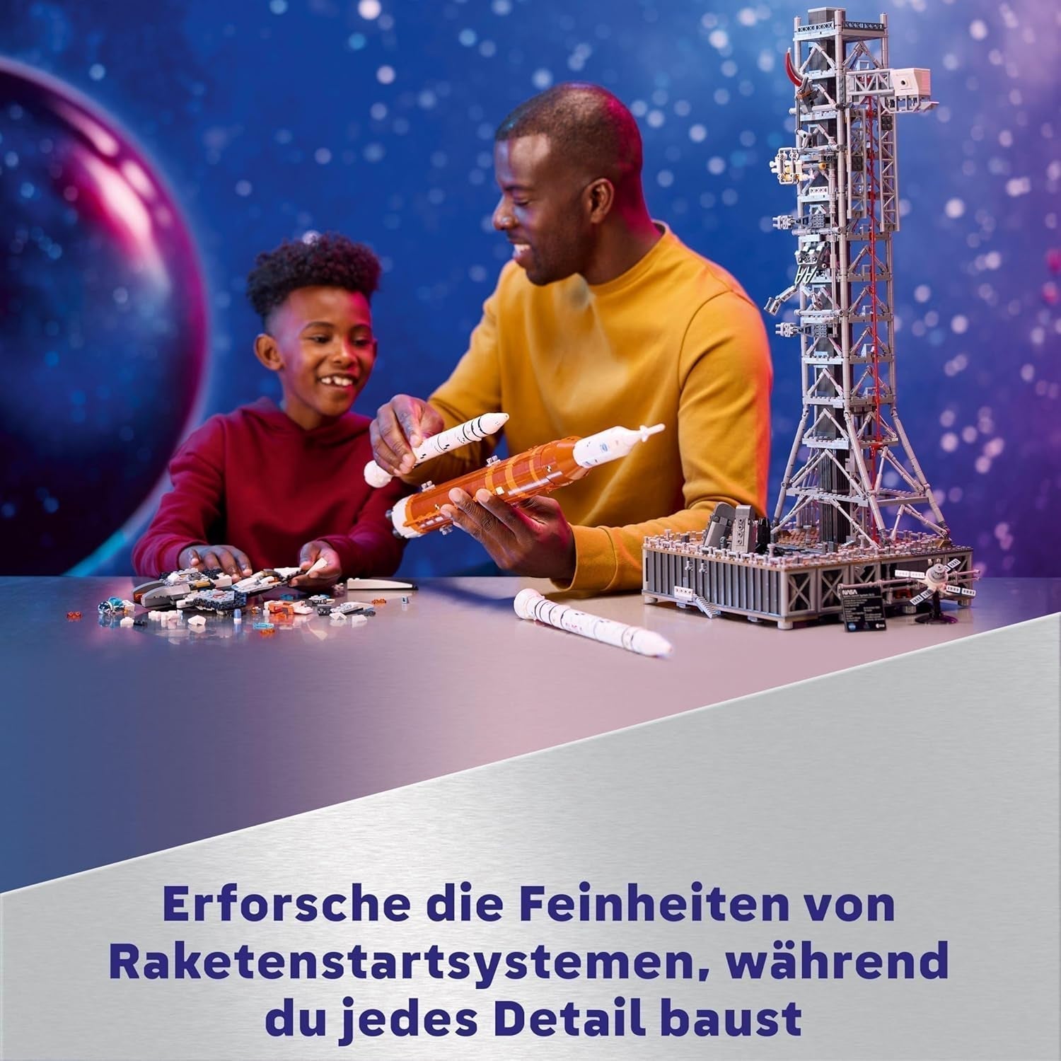 LEGO Icons NASA Artemis-Startrampe, Geschenk, Wohn- oder Bürodekoration, Bauset für Erwachsene mit Orion-Raumkapsel und Startrampe, Sammlerstück 10341, Bausets. Besuchen Sie den LEGO-Store