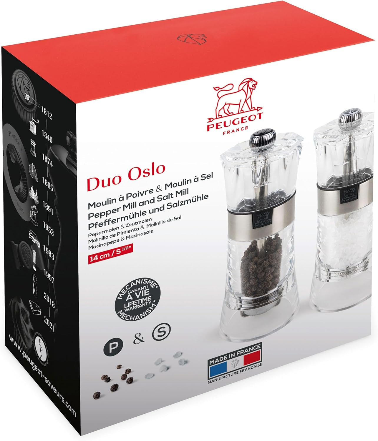 OSLO Duo Acryl/Edelstahl 14 cm Reiben und Hobel Naty Shop