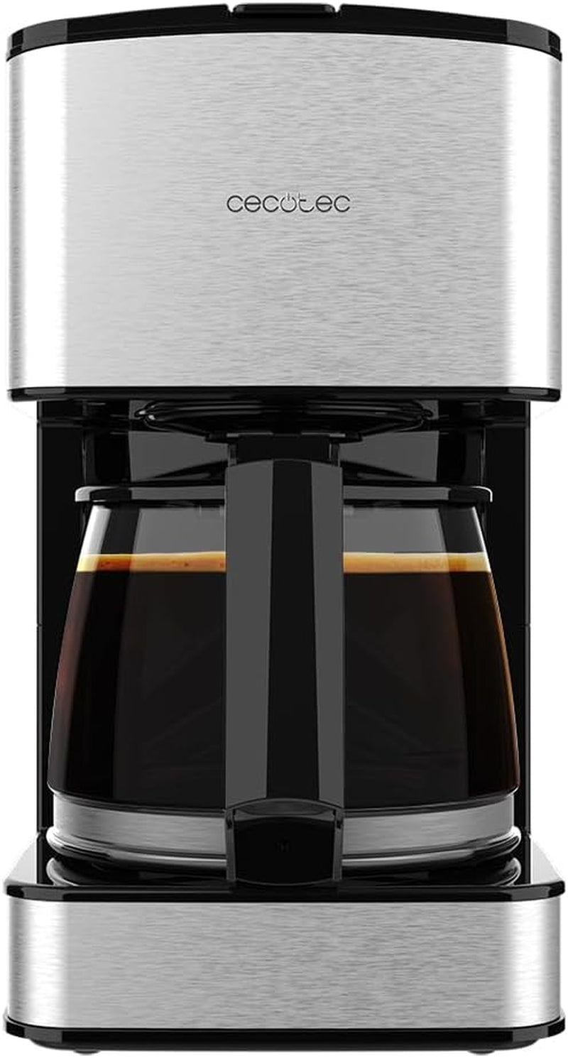 Espresso mit Filter Cecotec Coffee 66 Drop and Touch, Leistung 950 W, 1,5 l, 12 Tassen, Touchscreen, Glaskaraffe, 24-Stunden-Timer, 6 Schalter, wiederverwendbarer Netzfilter