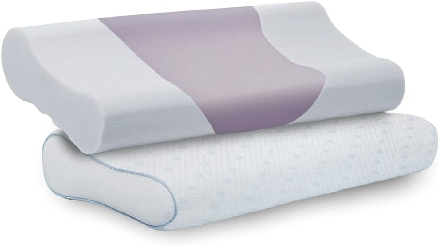 PARADIES Nackenkissen 40X80 cm - Revita Ergonomisch - IGR-zertifiziert, Ergonomisches Nackenstützkissen Höhe: 10 cm Zervikale orthopädische Kissen Naty Shop Revita Vario-Ergonomisch