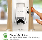 Espressomaschine mit PHILIPS Senseo Select Kapseln – Intensity Plus, mit Memo-Funktion für 3 Kaffeespezialitäten, Crema Plus, ökologisches Produkt, hochwertig, seidenweiß (CSA240/05)