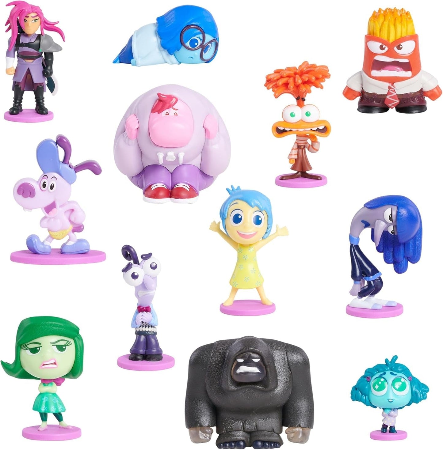 Spielen Sie einfach Disney und Pixar Inside Out 2 Minifiguren, Sammelfiguren, 2,5 cm bis 6,4 cm hoch, Spielzeug für Kinder ab 3 Jahren, Actionfiguren, Naty Shop