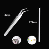 10 Boxen Nagel-Strasssteine-Set, multifunktionales Zubehör mit 1 Pinzette, dekorative Diamanten, Kristalle, Perlen, Edelsteine, bunt, gemischt, Pferdeaugen, metallische Steine, für DIY-Nagelkunst-Dekorationen