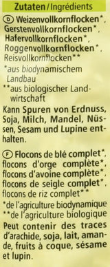 Bio-Flocken aus 5 Getreidesorten, 500 g