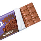 Milka MMMAX Noisette – Alpenmilchschokolade mit zart-cremiger Haselnussfüllung – 250g