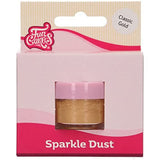 Funcakes Sparkle Dust Classic Gold: Glitzerstaub in Lebensmittelqualität zum Dekorieren von Kuchen, Halal-zertifiziert