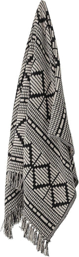 Bloomingville Tagesdecke, schwarz, Baumwolle, 160 cm Bloomingville Betten und Decken