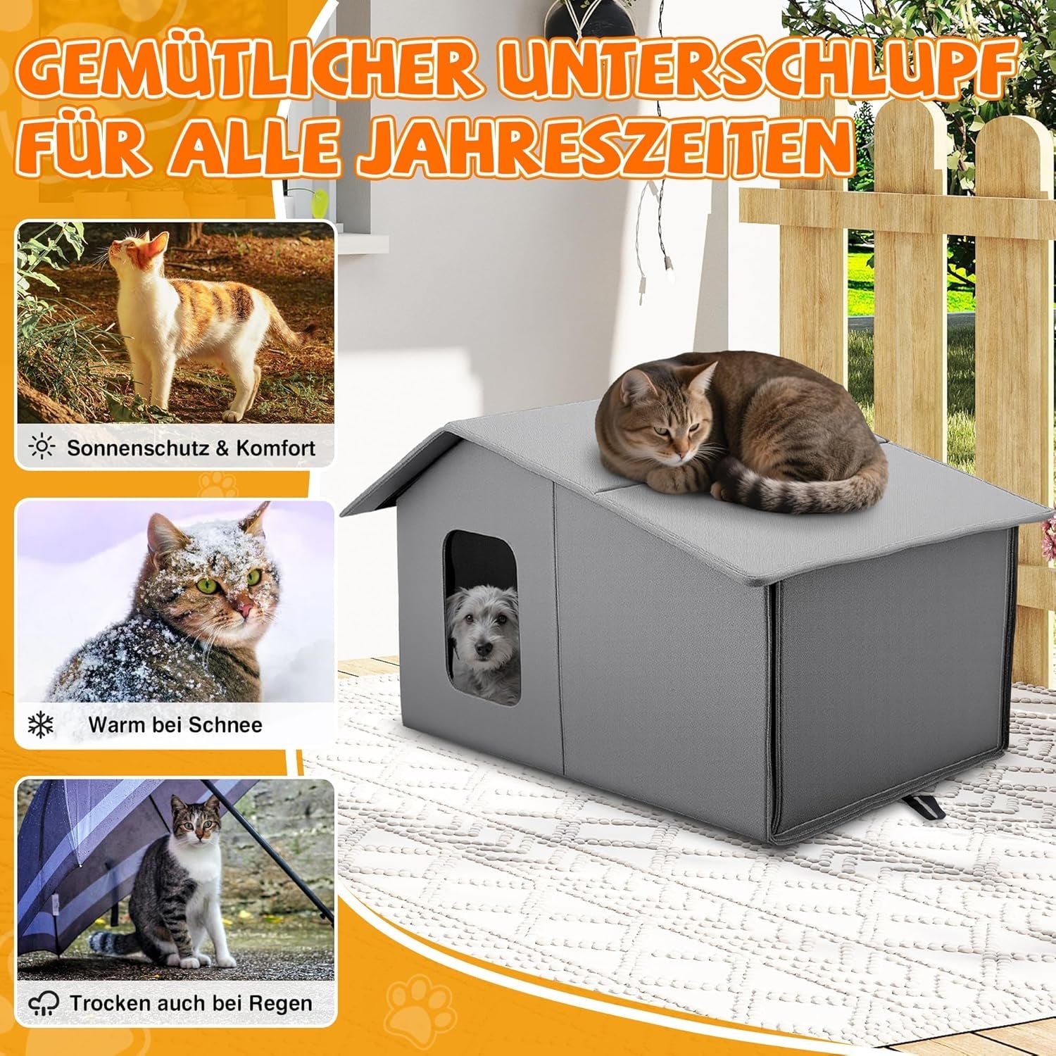 Decken und Möbel, Haustiere, Höhlen und Häuser, Katzen, Betten für Katzen, Katzenbetten, Matratzen
