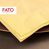 Fato – Einweg-Papierservietten, ideal für zwanglose Mittagessen und Buffets, Packung mit 50 Servietten, Größe 33 x 33, 4-fach gefaltet, 2-lagig, Champagnerfarbe, 100 % reines Zellulosepapier, FSC