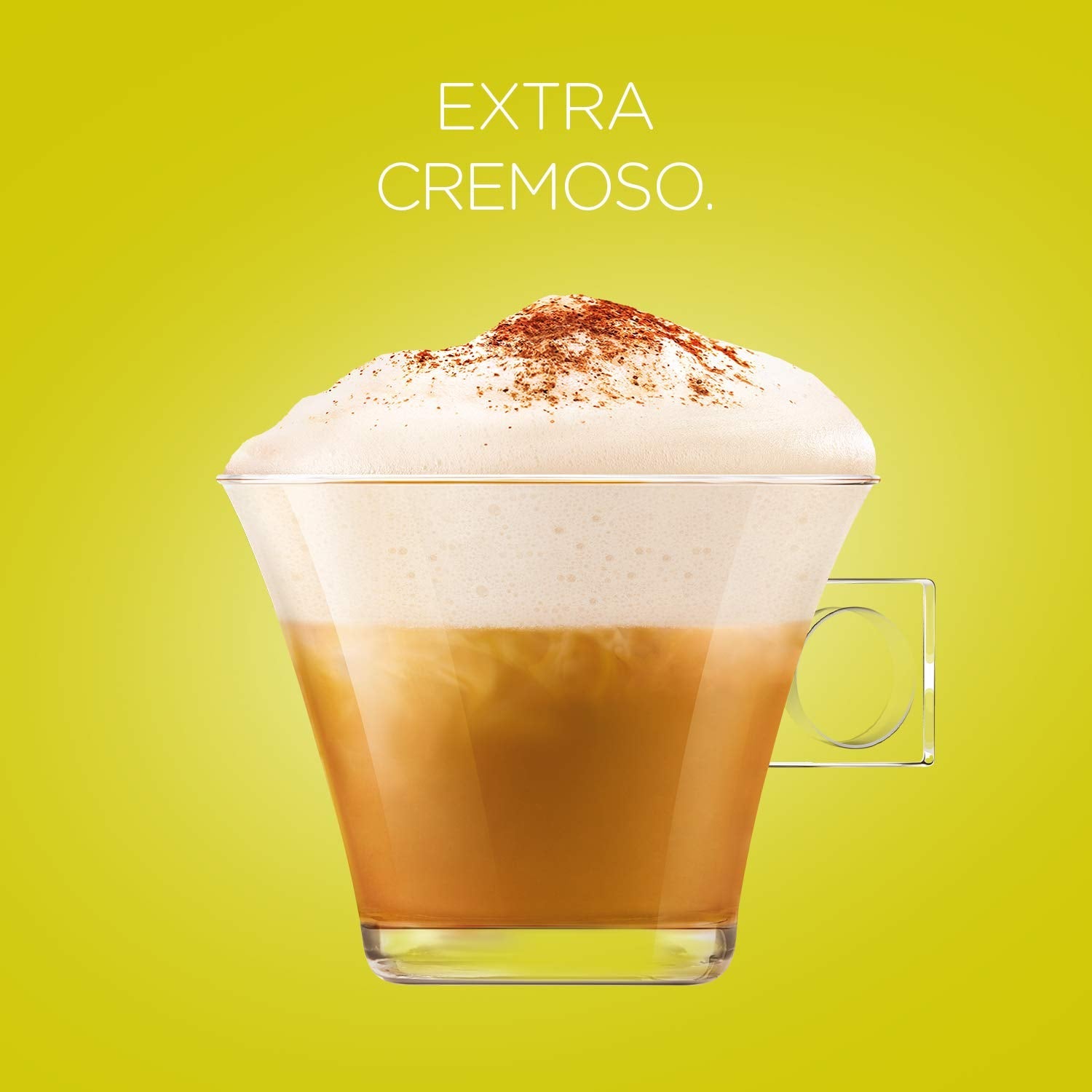 Latte Macchiato Vorratsbox 90 Kaffeekapseln (Aromatischer Espresso, 3-Schichten-Köstlichkeit aus feinem Milchschaum & Cappuccino