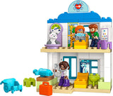 LEGO DUPLO Town Erster Arztbesuch, Bauspielzeug, Spielset zur Förderung der Feinmotorik, Geschenk für Kleinkinder ab 2 Jahren, Lernspielzeug, Krankenhaus-Rollenspiel 10449 Bausets Besuche den LEGO-Store
