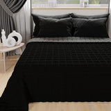 PETTI Artigiani Italiani – Tagesdecke für Einzelbett, doppelseitige Tagesdecke, Frühlings-Tagesdecke, Mitternachtsblau, Weiß, 100 % Made in Italy. Bettdecken und Steppdecken Naty Shop Orange, Bettgröße 160 (240 x 260 cm)