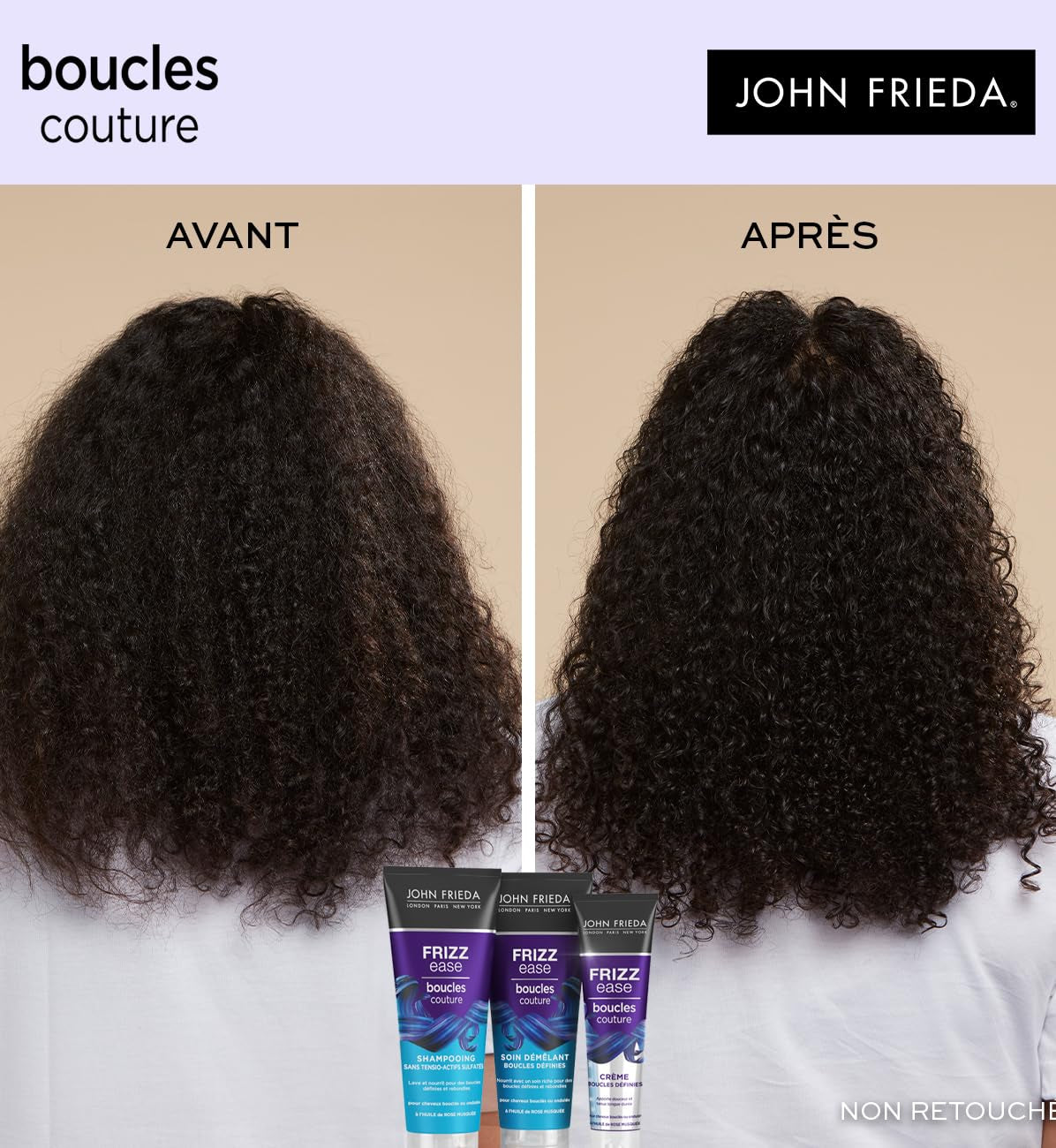 John Frieda Frizz Ease Haarspülung zum Entwirren der Haare, 250 ml Haarentwirrungsprodukte Naty Shop