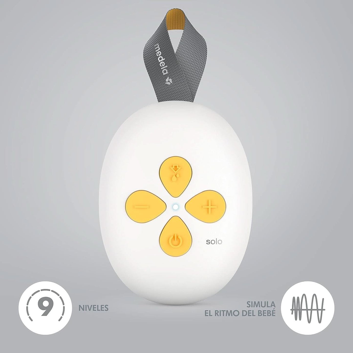 Elektrische Milchpumpe Medela Solo, mit Personalfit Flex-Trichter und 2-Phasen-Absaugtechnologie Zubehör Essen und Stillen Bebe Naty Shop
