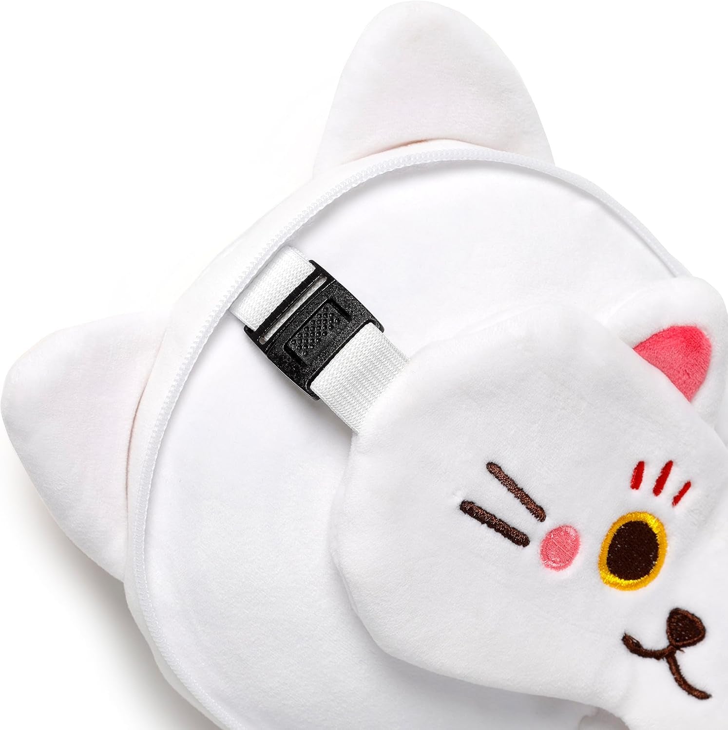 Reisekissen mit Relaxeazzz-Maske – Maneki Neko Katze Glücksbringer Reisekissen Naty Shop