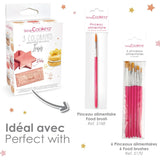 ScrapCooking, Set mit 3 Lebensmittelfarben, Gold, Roségold und Rubin, Metallic-Töne, 3 x 5 Gramm Naty Shop