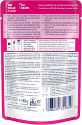 Vitakraft Poésie Délice, Nassfutter für Katzen, Katzenfutter in Soße, mit Truthahn, Großpackung, ohne Zusatz von Zucker oder Getreide (23 x 85g)